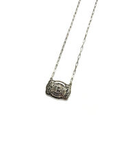Belt Buckle Initial Necklace - PREORDERA