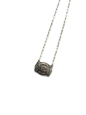 Belt Buckle Initial Necklace - PREORDERA