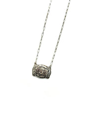 Belt Buckle Initial Necklace - PREORDERA
