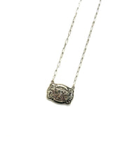 Belt Buckle Initial Necklace - PREORDERA