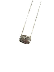 Belt Buckle Initial Necklace - PREORDERA
