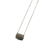 Belt Buckle Initial Necklace - PREORDERA