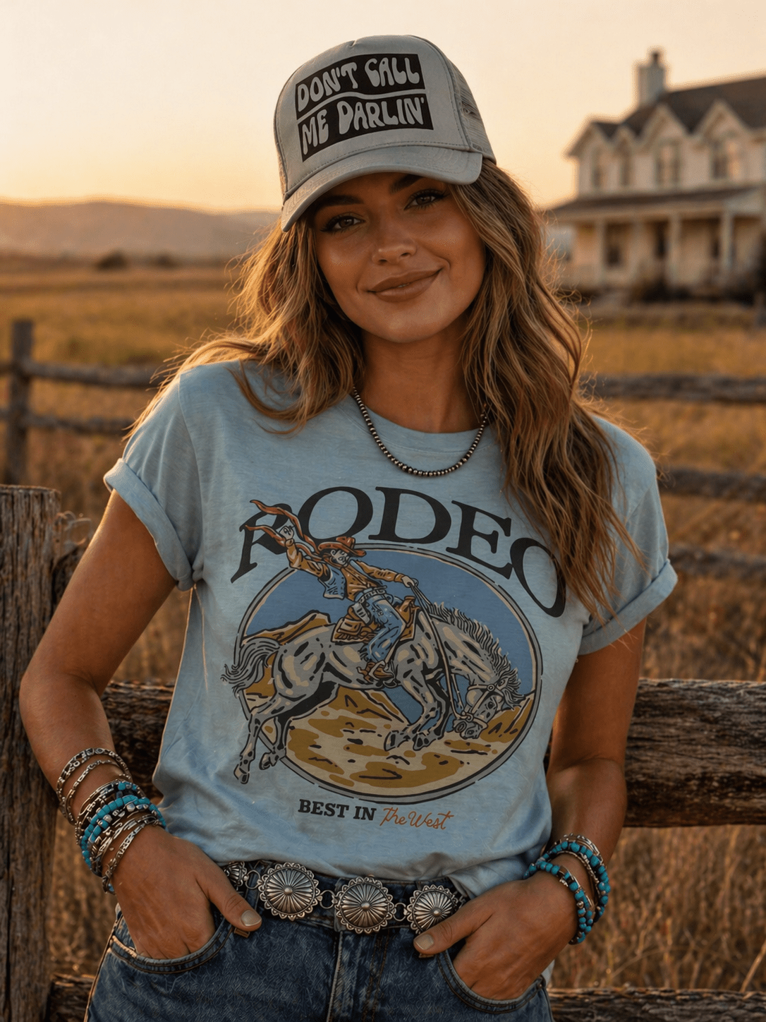 Best In The West Rodeo Graphic TeeBayS