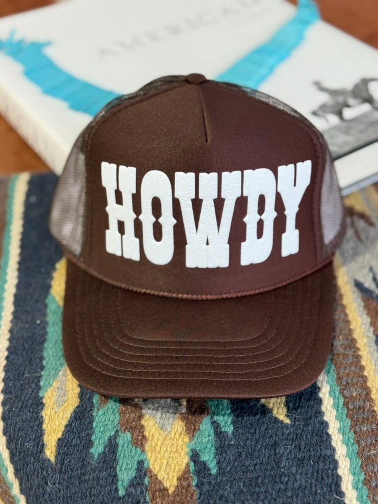 Big Howdy Brown Trucker Hat
