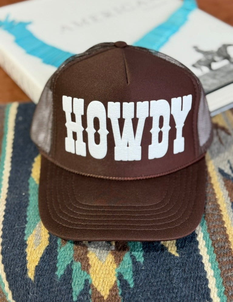 Big Howdy Brown Trucker Hat