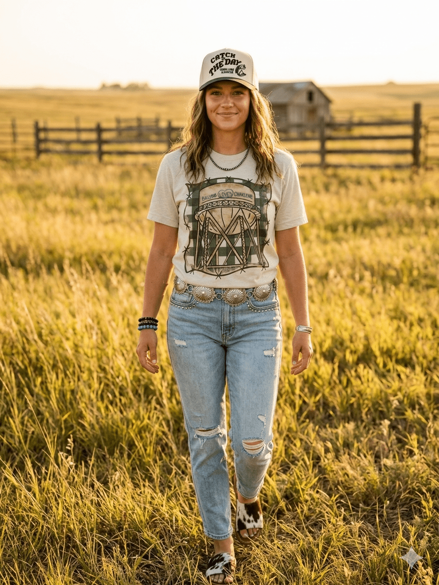 Billy Bob Loves Charlene Graphic TeeCementS