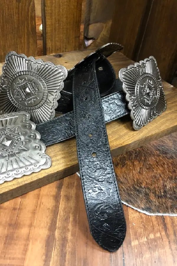 Black Concho BeltS