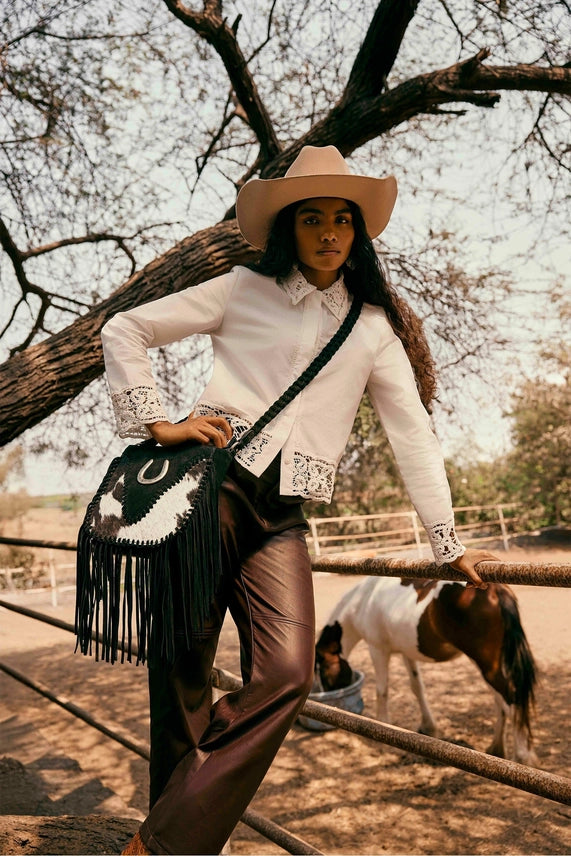 Frontier Luxe Fringe Crossbody Bag
