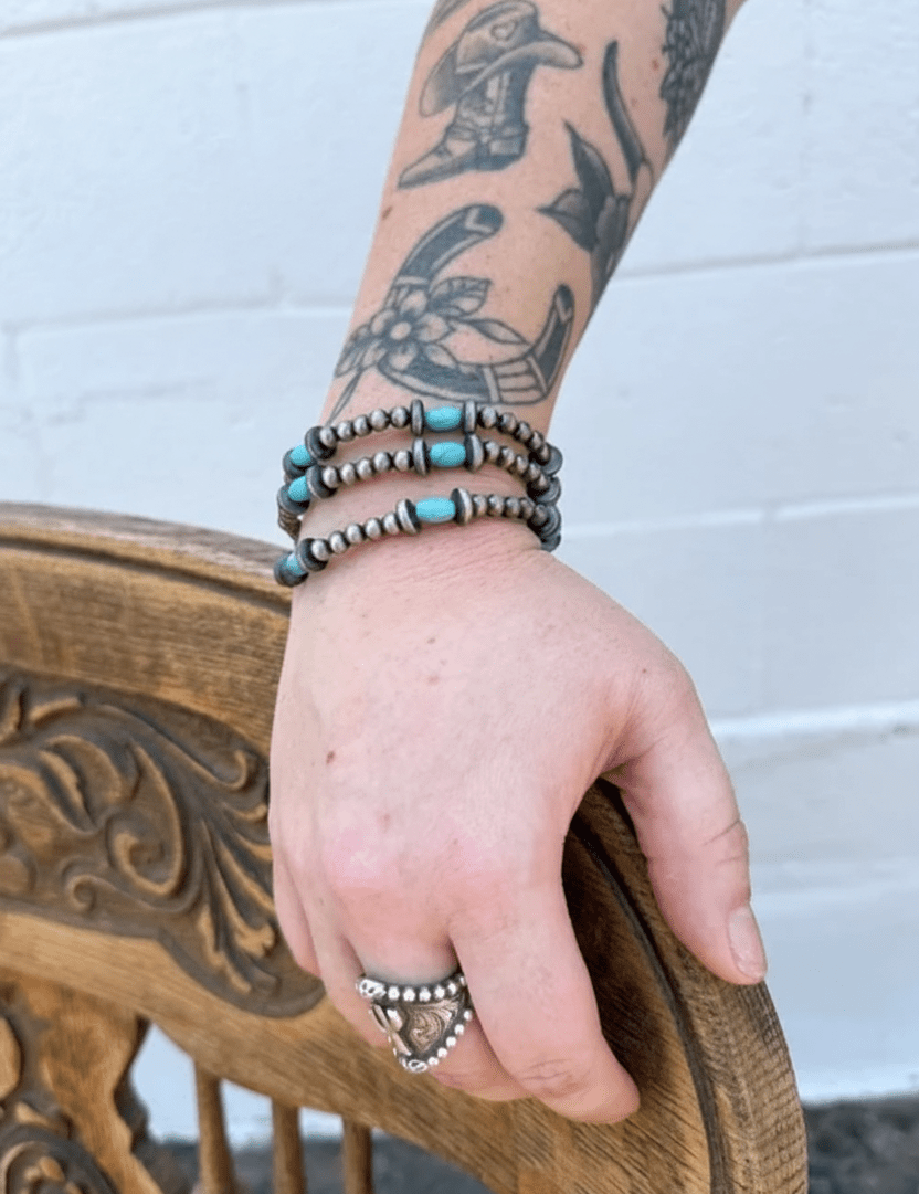 Blazing Saddles Turquoise Bracelet