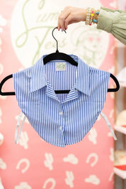 Blue And White Striped Collar