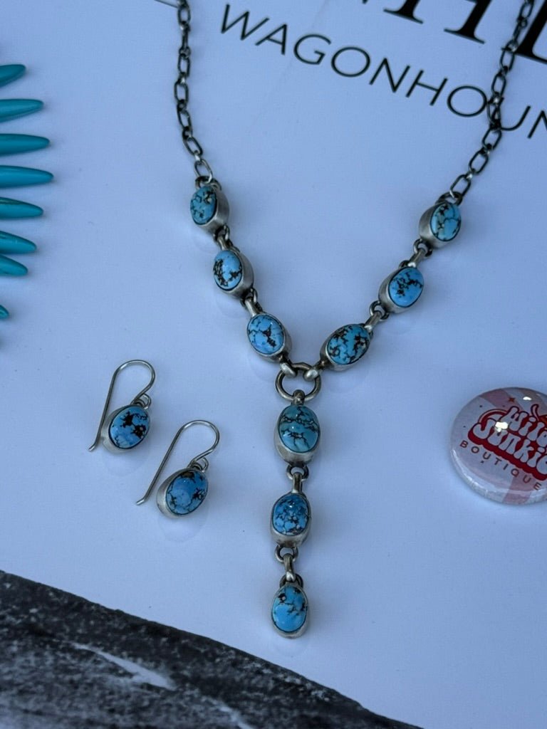 Blue Mesa Golden Hills Lariat Necklace and Earrings Set
