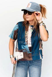 Blue Ribbon Club Mosaic TopS/M