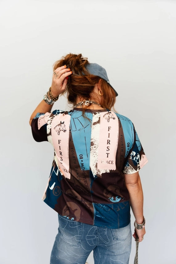 Blue Ribbon Club Mosaic Top