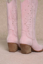 Blush Pink Western Boots6