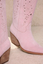 Blush Pink Western Boots6