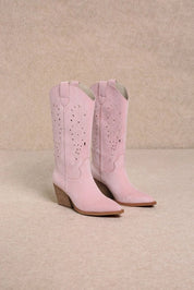 Blush Pink Western Boots6