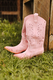 Blush Pink Western Boots6