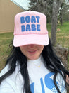 Boat Babe Trucker HatPINK