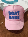 Boat Babe Trucker HatPINK