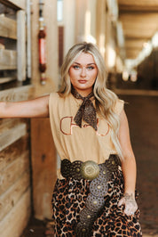 Bohemian Disc Belt Brown