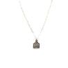 Boot Stitch Cattle Tag Necklace