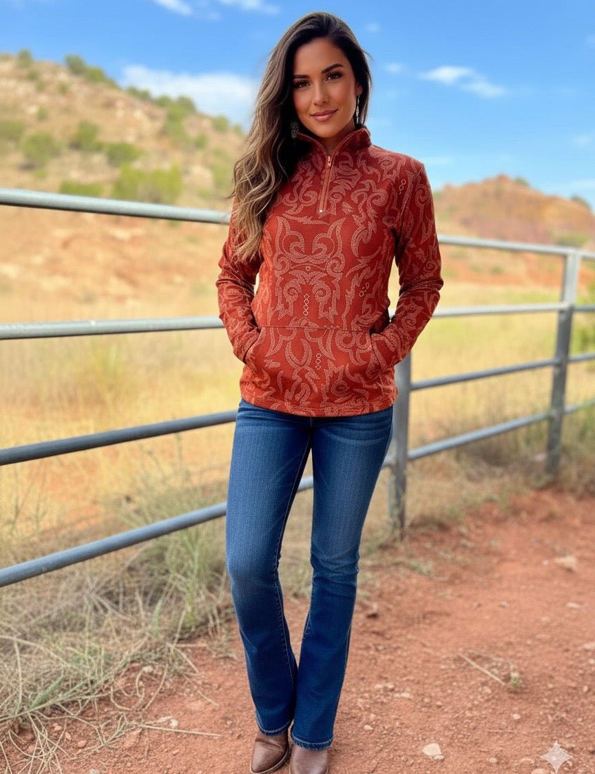 Boot Stitch Half Zip PulloverS
