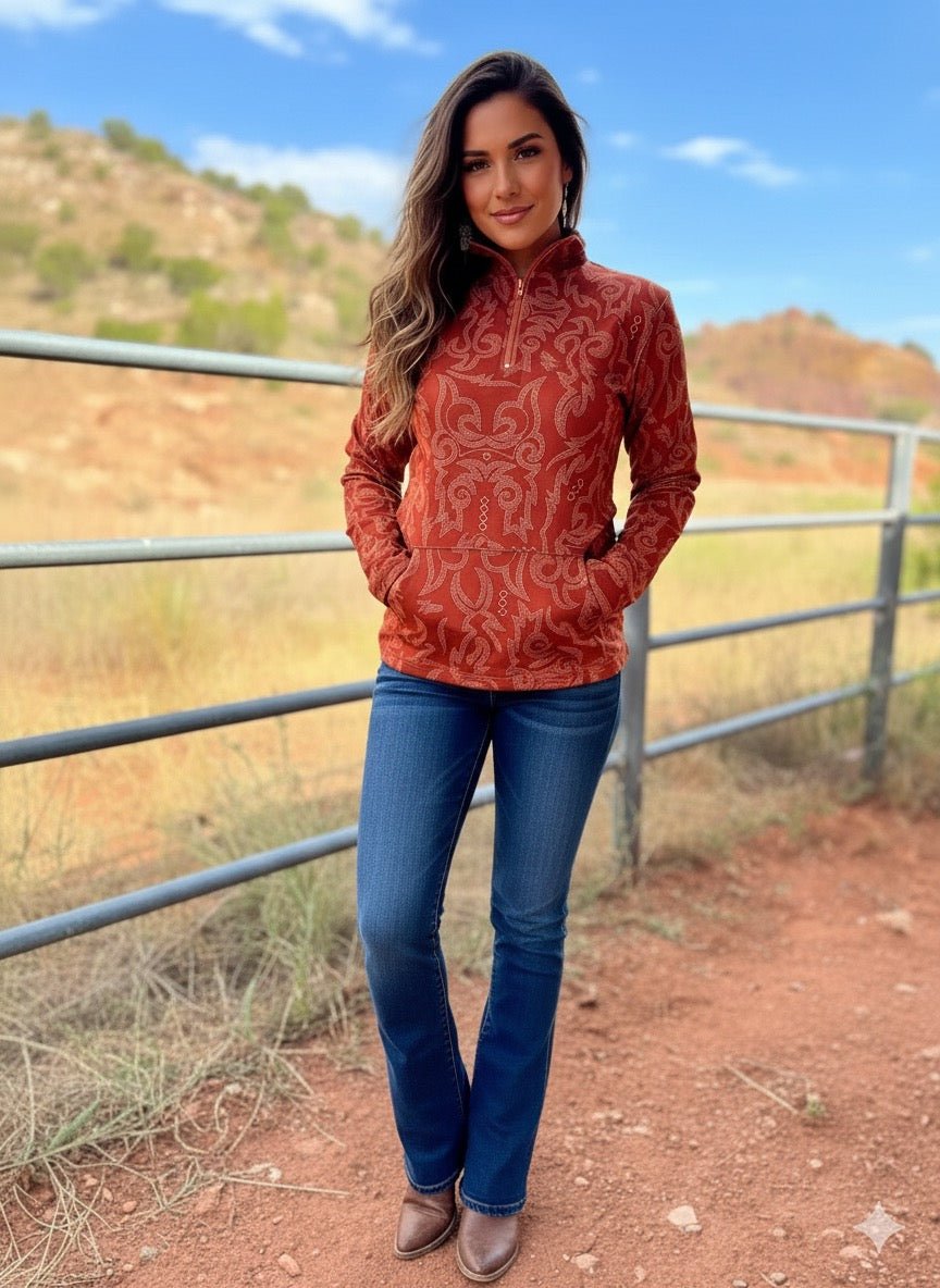 Boot Stitch Half Zip PulloverS