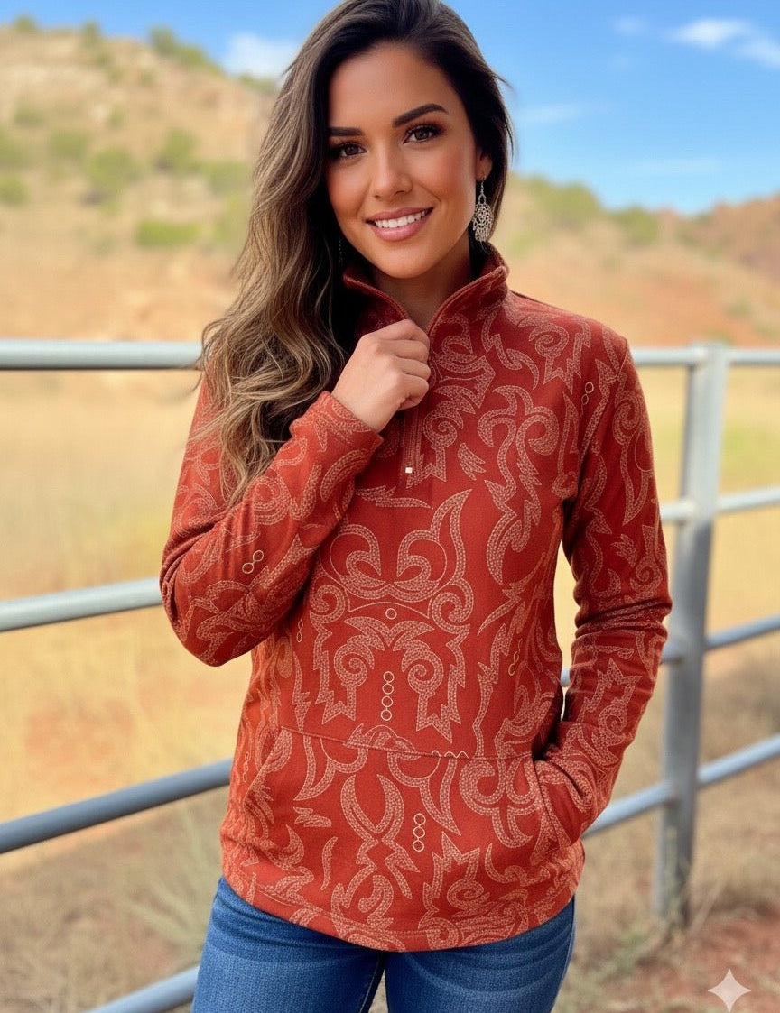 Boot Stitch Half Zip PulloverS