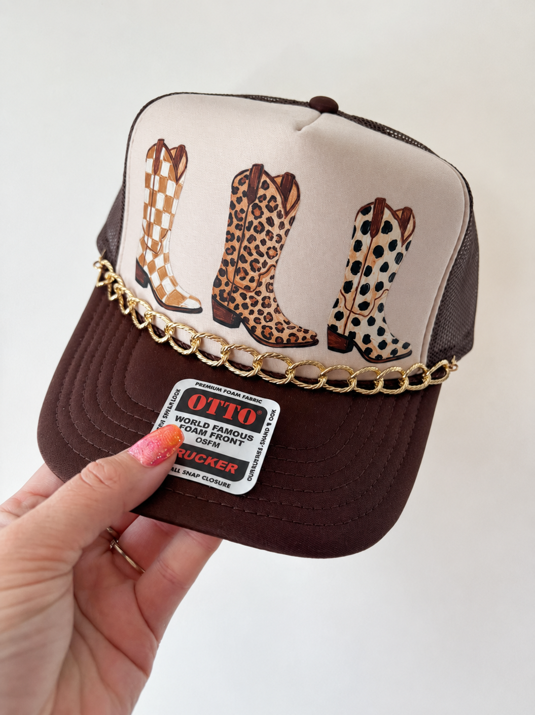 Wild West Boot Trio Trucker Hat