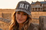 Brat Leopard Embroidered Trucker Hat