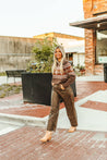 Brown Aztec Pattern SweaterS