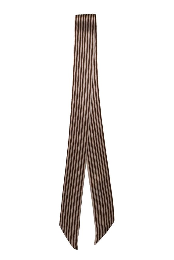 Brown Rope Stripe Twilly