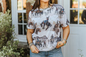 Buckin' West Short Sleeve TeeS