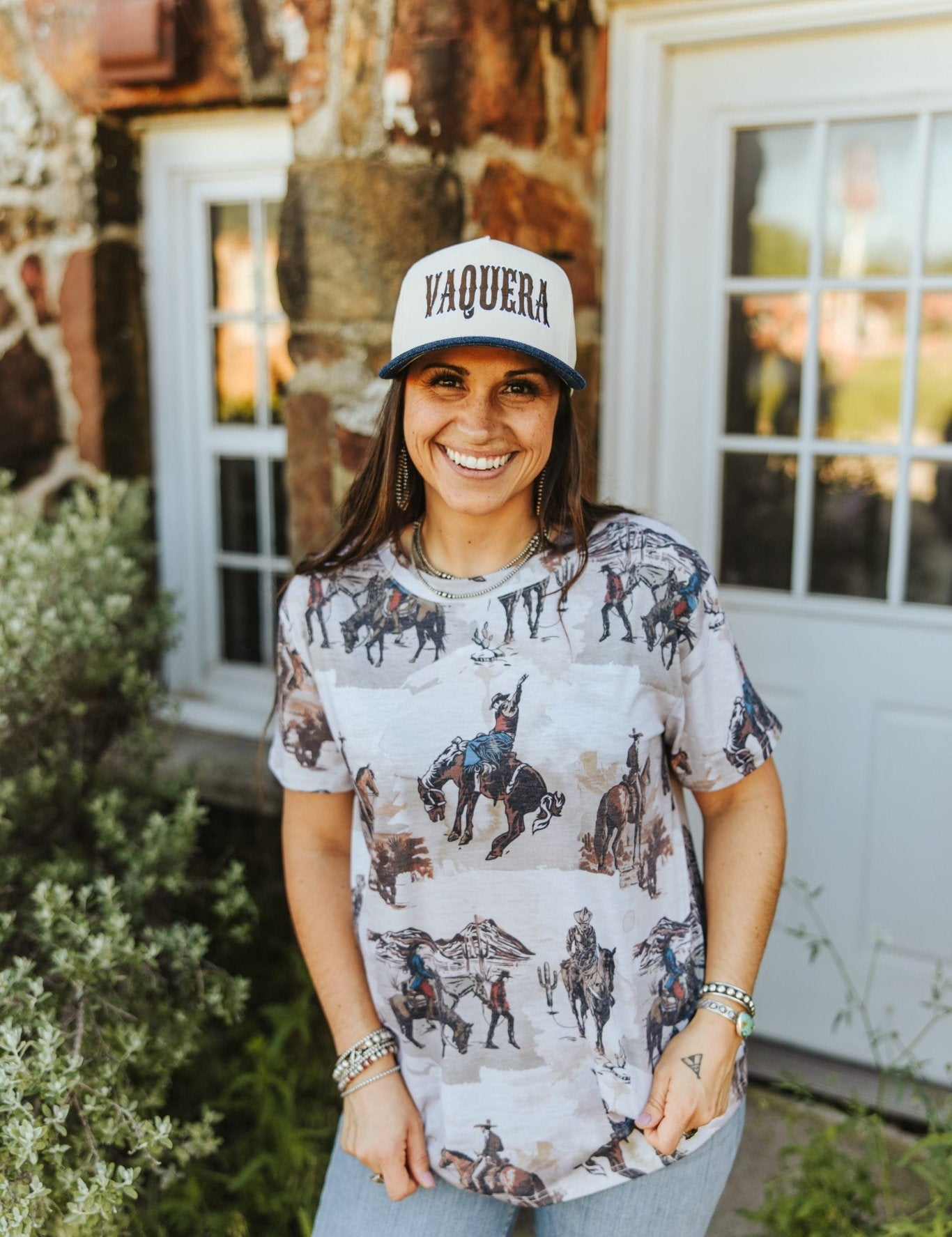 Buckin' West Short Sleeve TeeS