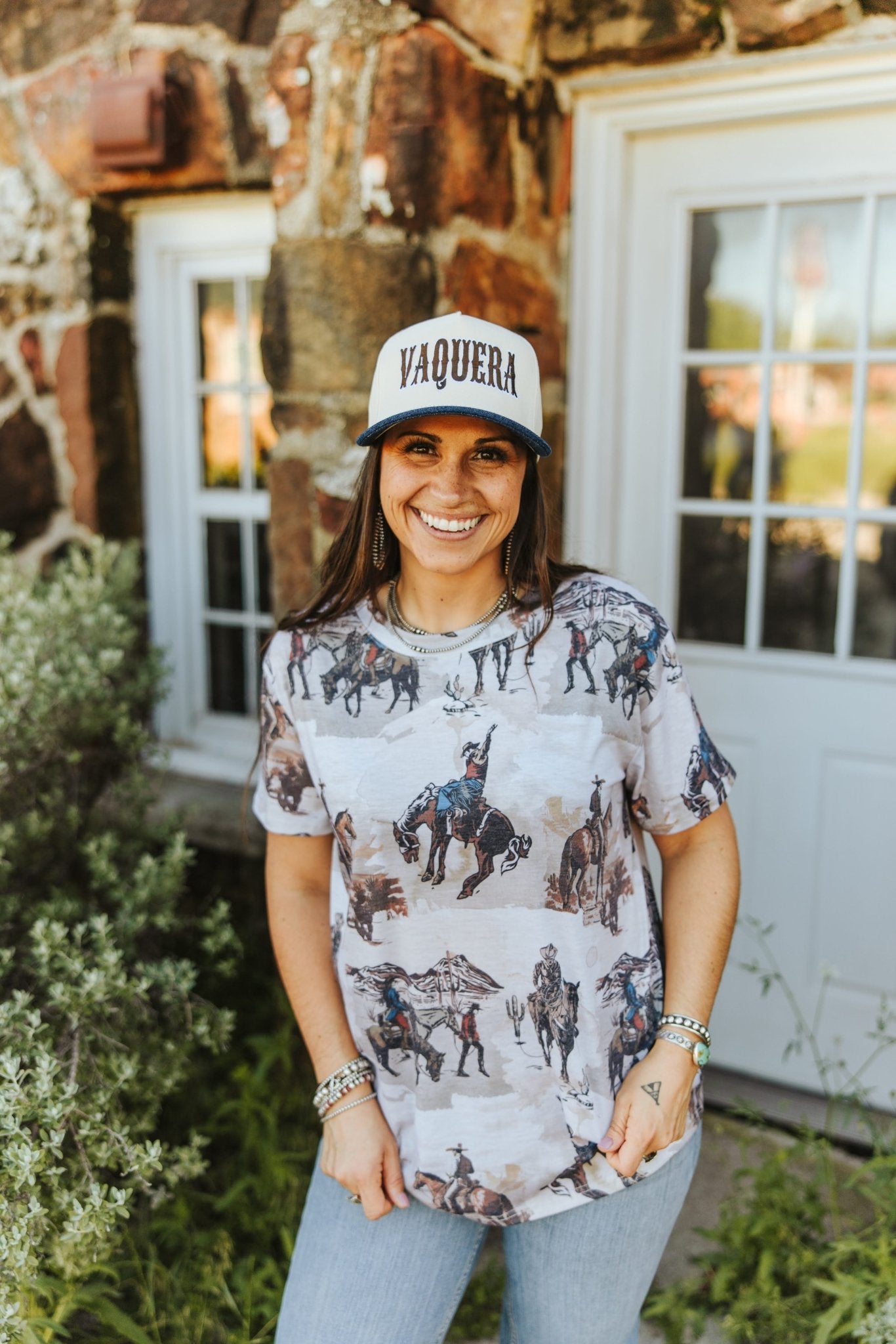 Buckin' West Short Sleeve TeeS