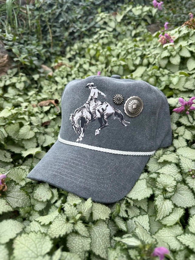 Bucking Horse Concho Trucker Hat