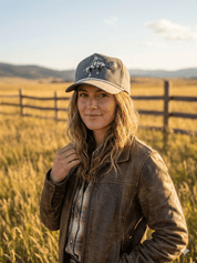 Bucking Horse Concho Trucker Hat