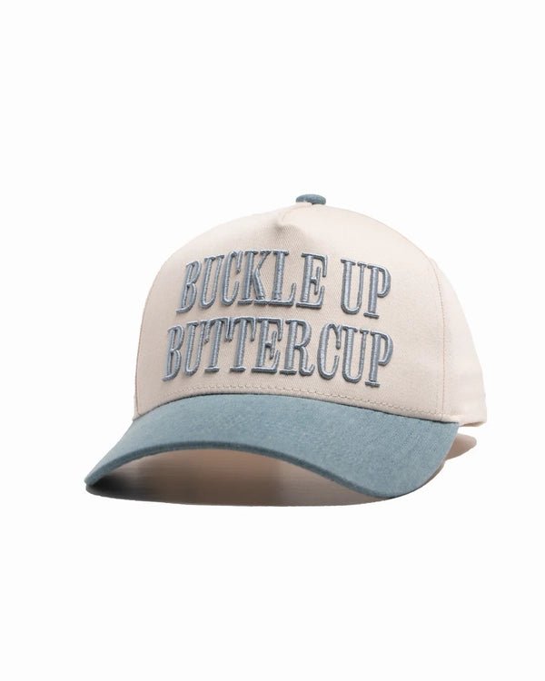 Buckle Up Buttercup Embroidered Trucker Hat