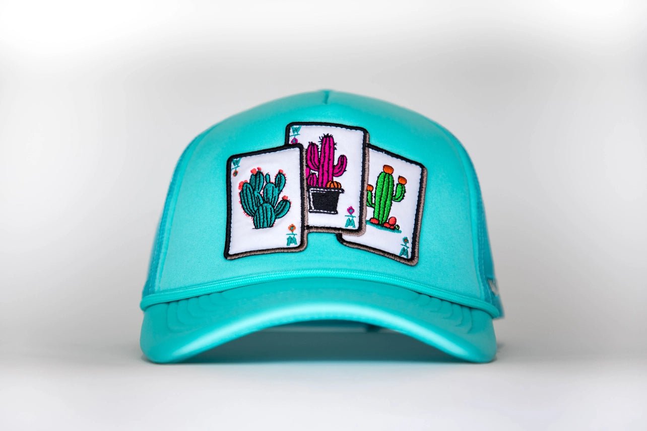 Cactus Cards Patch Trucker Hat
