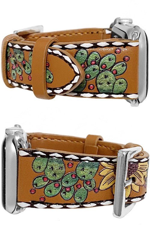 Cactus Faux Leather Apple Watch Band38/41 (mm)