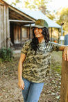 Camo Print Short Sleeve TeeS