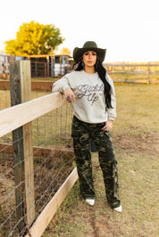 Camo Wide Cargo JeansCamo1