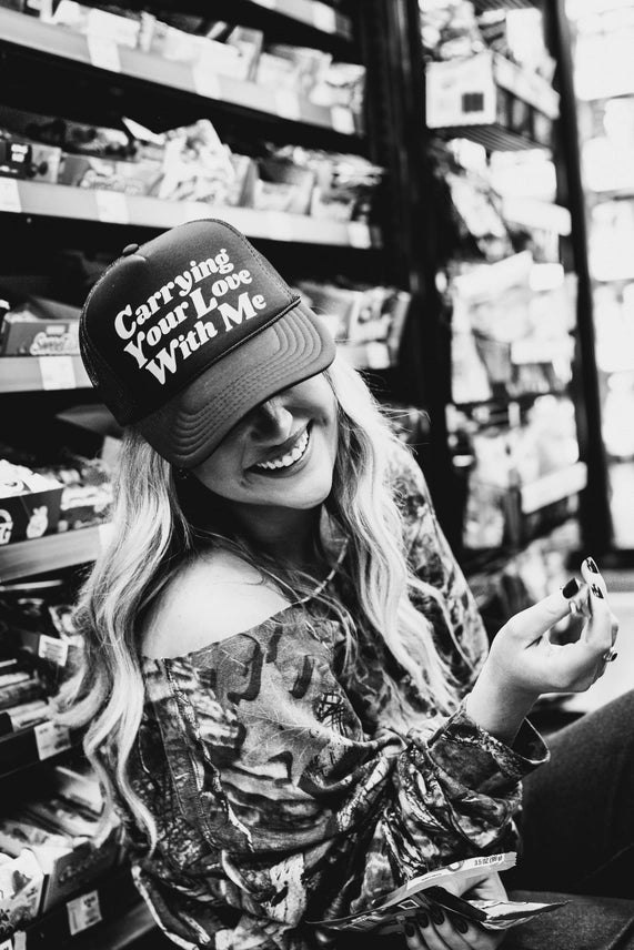 Carrying Your Love With Me Trucker Hat