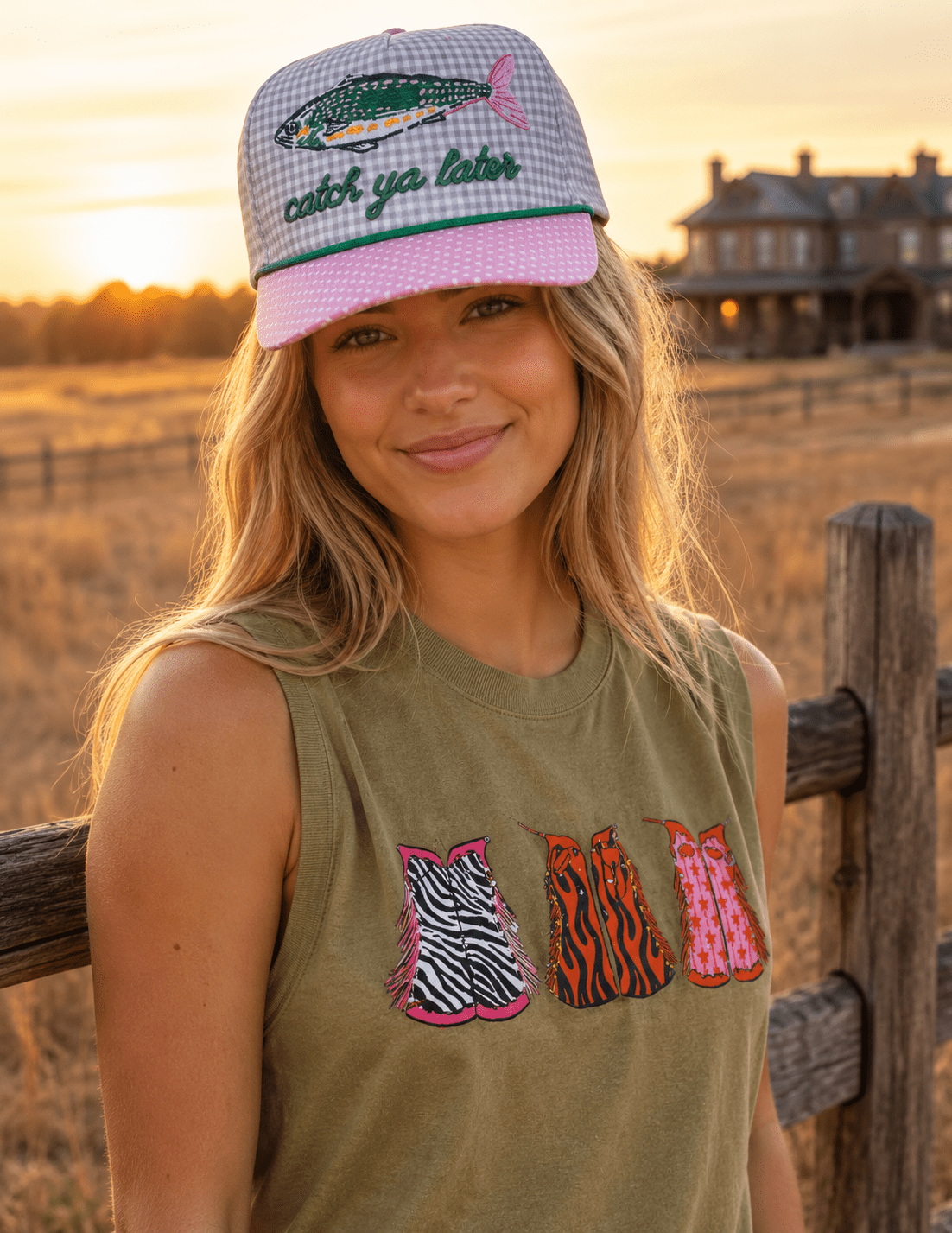 Catch Ya Later Embroidered Trucker Hat