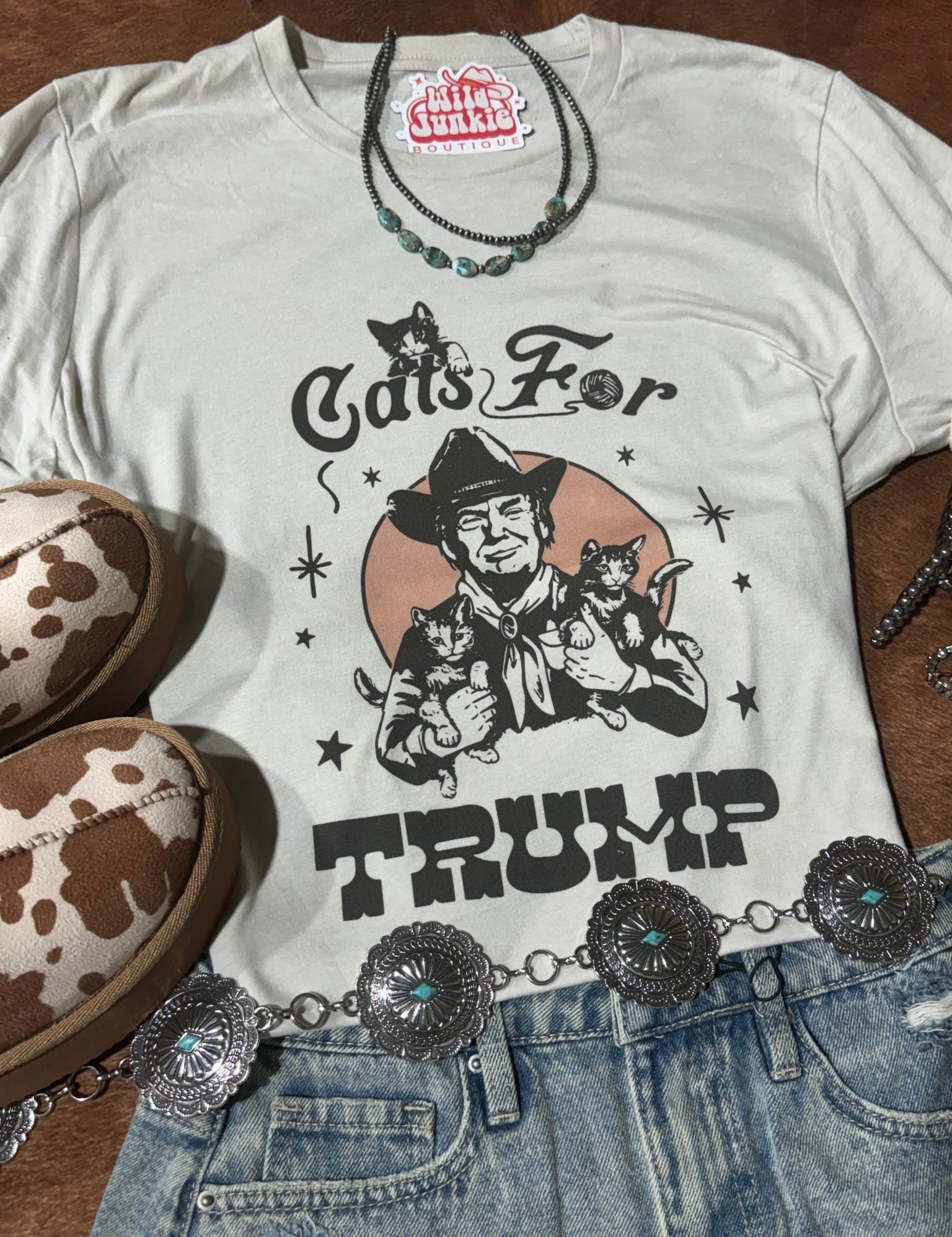Cats for Trump Graphic TeeCementS