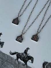 Cattle Tag Initial NecklaceA