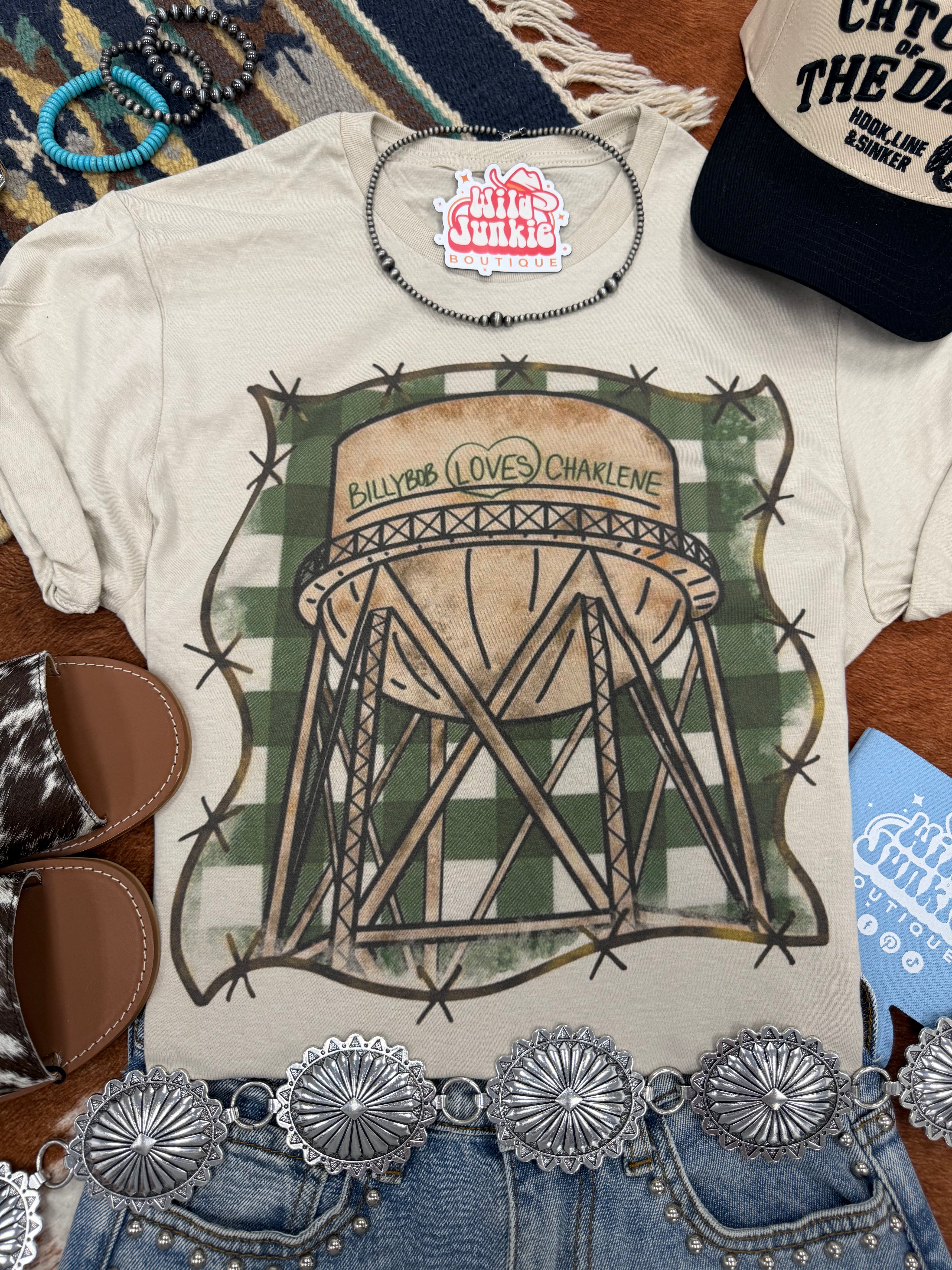Billybob Loves Charlene Graphic Tee