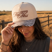 Zebra Certified Hot Mess Embroidered Trucker Hat