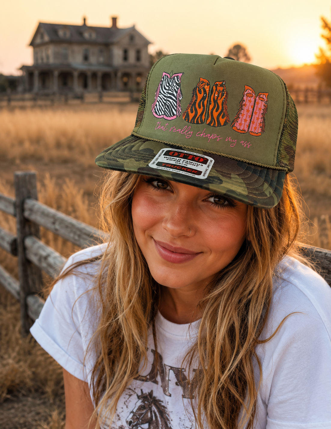 That Really Chaps My Ass Trucker Hat