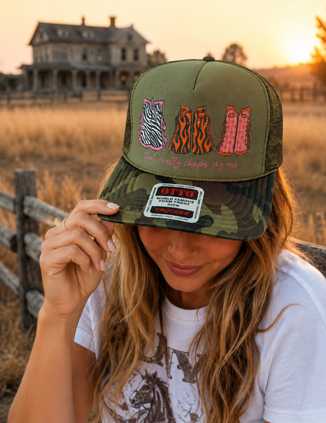 That Really Chaps My Ass Trucker Hat